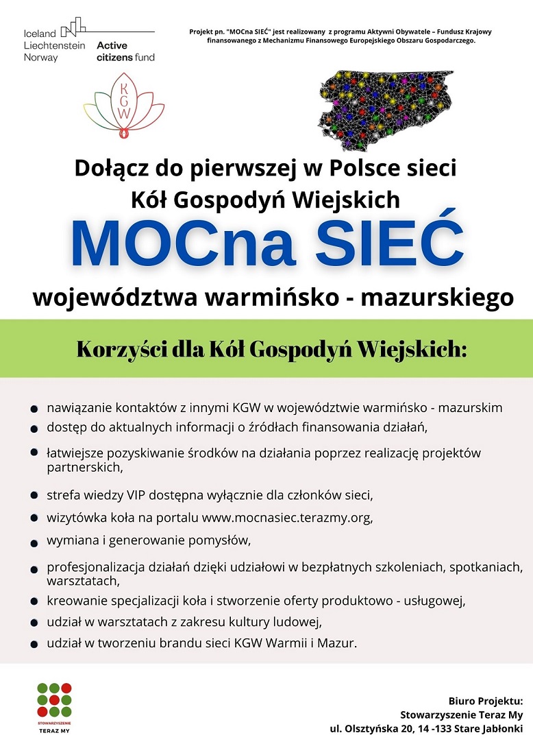 Ilustracja do informacji: Rekrutacja Kół Gospodyń Wiejskich z województwa warmińsko-mazurskiego do SIECI KGW